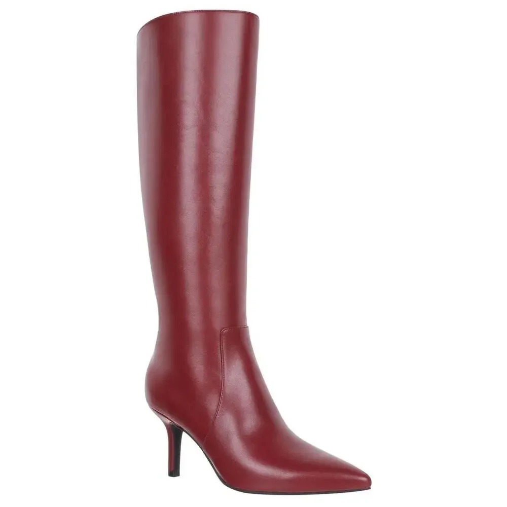 I.N.C. Women's Mckennaa Red Boots Size 8.5 MSRP $99